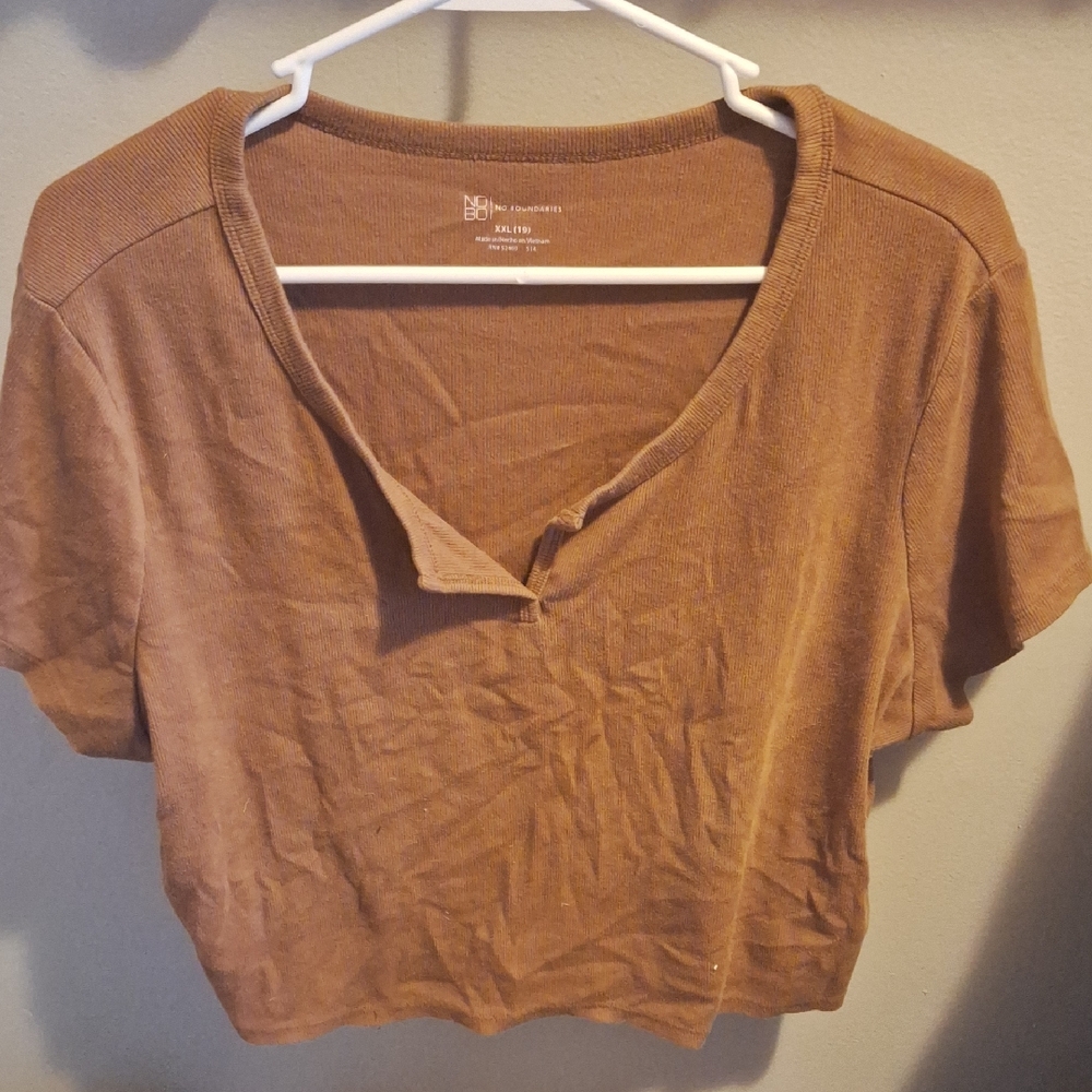 Brown Women's Top